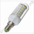 Светодиодная лампа (LED) E14 20Вт, 220В, прозрачная колба, форма "кукуруза"